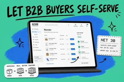 B2B Customer Portal: Self-Service Reordering, Status, and Account Management