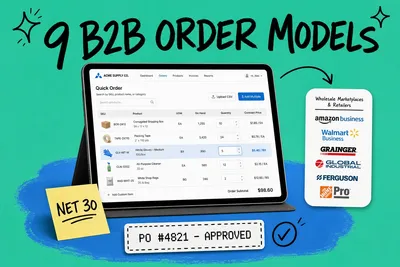 B2B Ecommerce Examples: 9 Order Models That Work