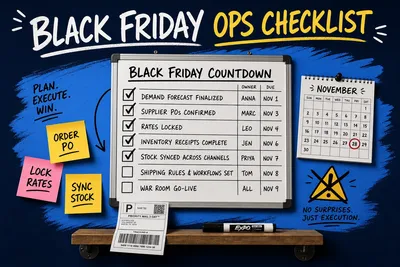 Black Friday Fulfillment Checklist: How to Survive Q4 Without a Meltdown