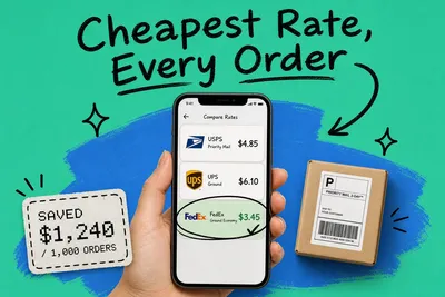 Carrier Rate Shopping: How to Get the Cheapest Shipping Rates on Every Order