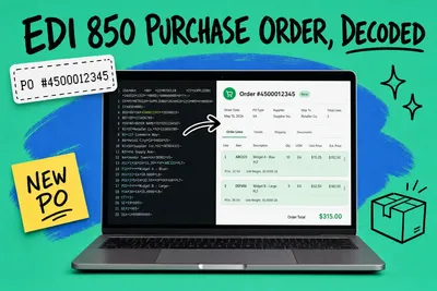 EDI 850 Purchase Order: What It Is and How It Works
