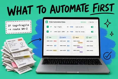 Fulfillment Automation: What to Automate First in Your Order Operations