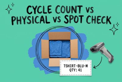 Inventory Counting Methods Explained: Cycle Count vs Physical Count vs Spot Check